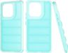 Techsuit Hoesje geschikt voor Xiaomi Redmi Note 13 4G - Wave Shield Shockproof Hard Case Back Cover - Turquoise
