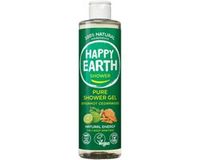Happy Earth 100% Natuurlijke Douchegel Bergamot Cedarwood - 300 ml