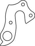 Marwi Derailleurpad GH-057 Aluminium Zilver