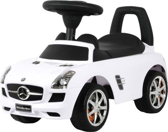 Viking Choice Loopauto - Mercedes SLS - Wit - 67 x 29 x 37 cm