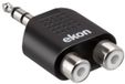 Ekon ECASPLITJACK1M2RCA audio-verdeler Zwart