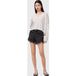 AllSaints Kaito col en V blanc craie XS