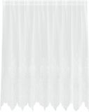 vidaXL Lacegordijn Wit 160 x 200 cm Polyester