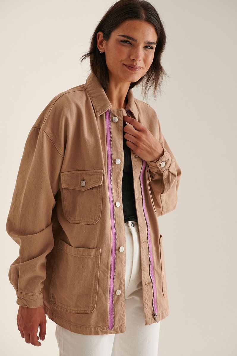 Nakd Stripe Detail Women's Jacket - Size EU 40