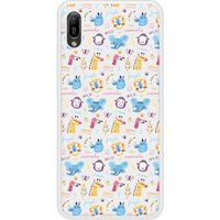 Happy animals bedrukt siliconen hoesje compatibel met Y6 2019