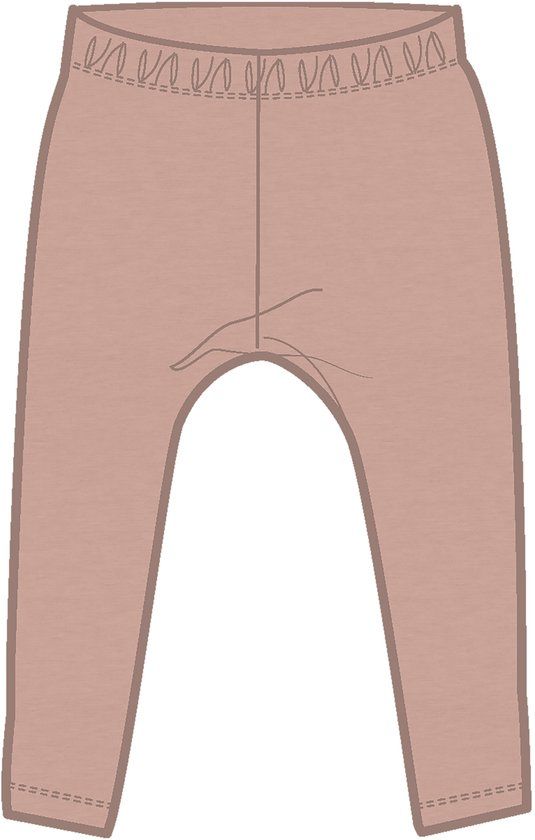 LIL' ATELIER NAME IT NBNGAYO SLIM LEGGINGS LIL NOOS - Baby - Leggings - Unisex - Misty Rose - Katoen/Lyocell/Elastaan