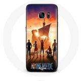 Maniacase Hoesjes voor Samsung Galaxy S6 Edge One Piece Poster Crews Art Seizoen 1