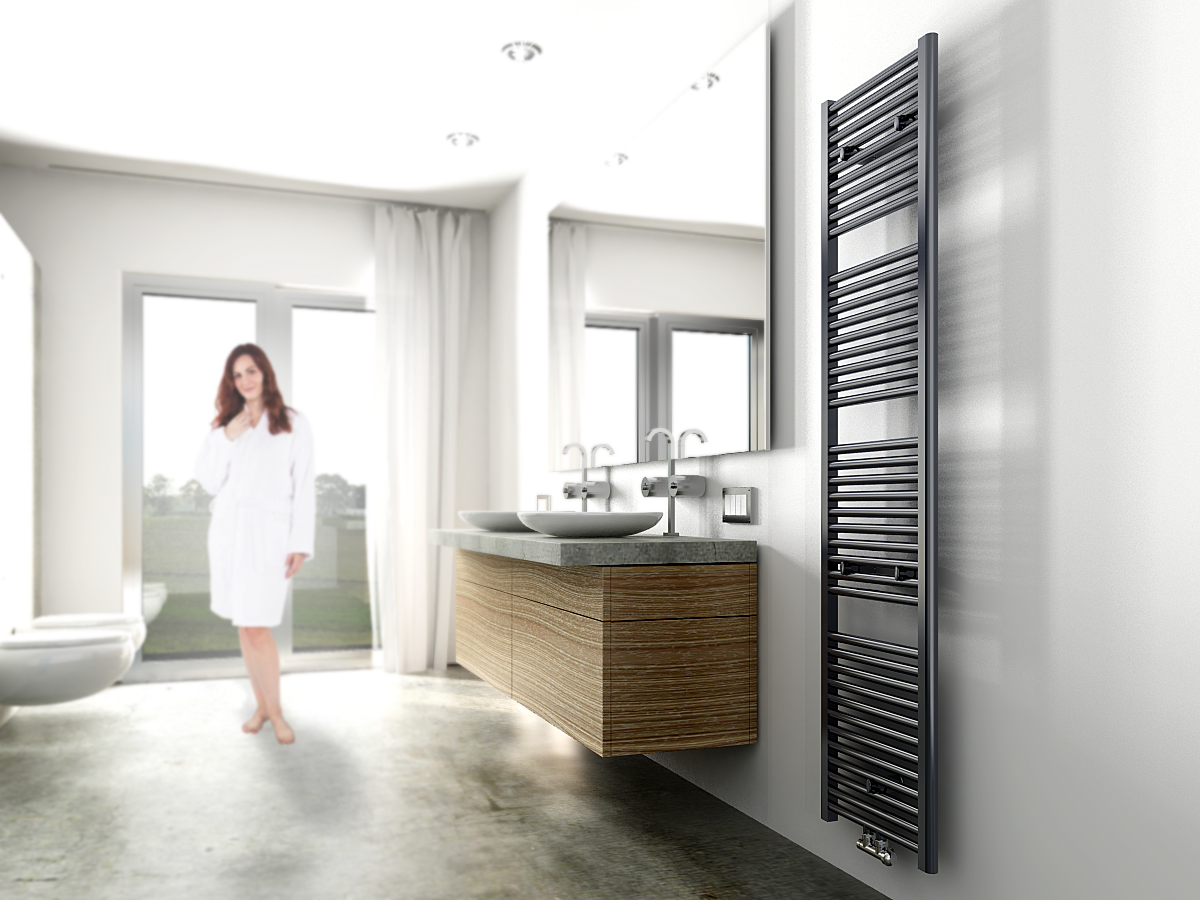 Wiesbaden Elara sierradiator antraciet 180x45 cm