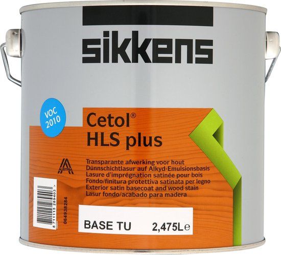 Sikkens AKZO Cetol HLS Plus Transparant 004 Zijdeglans 2.5 liter