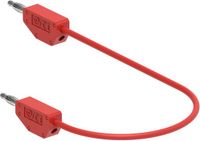 Electro PJP 214-CD1-50R Meetsnoer [Bananenstekker - Bananenstekker] 0.50 m Rood 1 stuk(s)