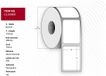 Capture Label 102 x 152mm, Kern 76mm, Direct Thermisch, Ongestreept, Permanent, Geen perforatie, 950 labels per rol, 4 rollen per doos.
