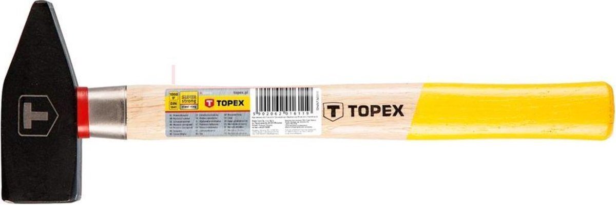 Topex Bankhamer 1000 gr, Stalen Ring