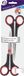 DID Scharen set - 2x stuks - keukenschaar - metaal/ kunststof - 17 cm - comfortabele grip