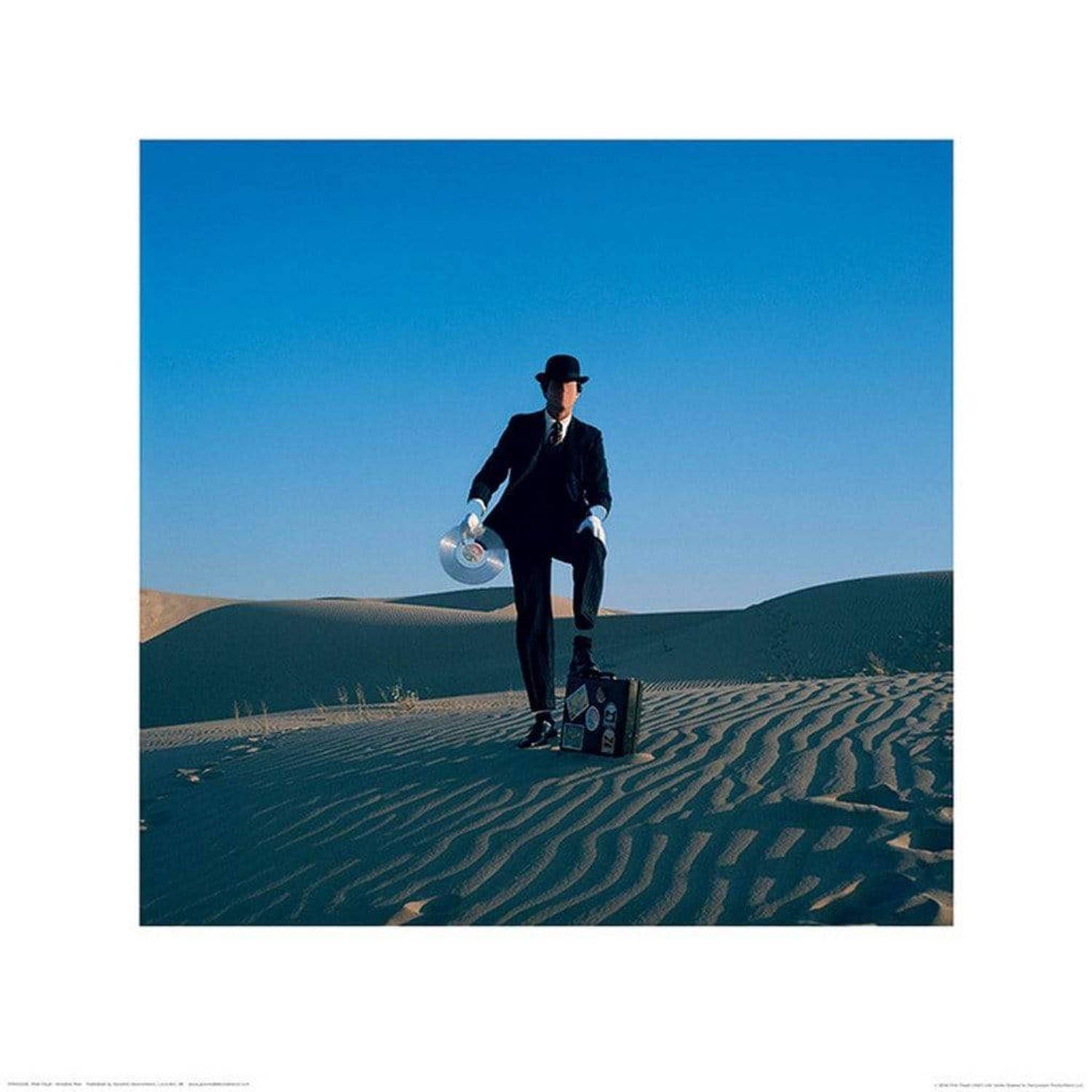 Pyramid Pink Floyd Invisible Man Art Print 40x40cm