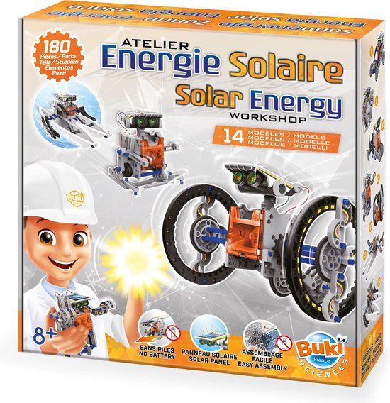 Buki Constructie set - Voertuigen op zonne-energie - STEM - 8+ jaar