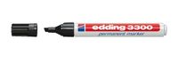 Edding 3300 - Permanente markers - zwart, wit - 10 stuks