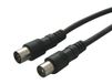 Brightium 1,5 m lange RG59-coaxkabel voor tv-aansluiting, ideaal voor video- en audiosignaaloverdracht.