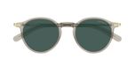 Montblanc Lunettes de soleil pour hommes Marron Rond Vert 49mm