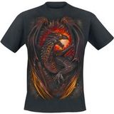 Spiral - Gothic T-shirt - Dragon Furnace - S tot 4XL - voor Mannen - zwart