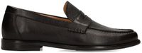 Manfield Heren Donkerbruine Leren Loafers Maat 44