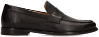 Manfield Heren Donkerbruine Leren Loafers Maat 44