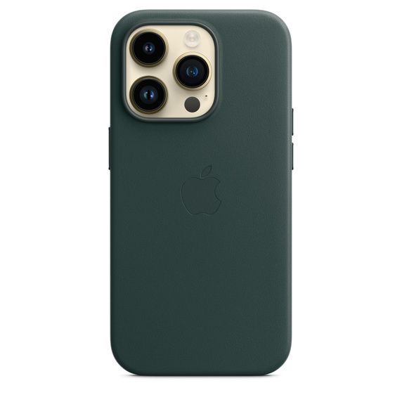 Apple iPhone 14 Pro Leather Case - Green