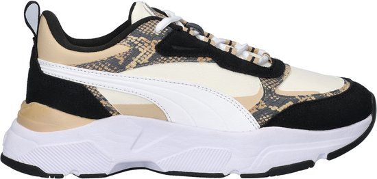 PUMA Cassia Snake Chic dames sneaker - Zwart multi - Maat 37