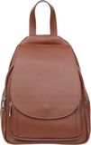 Vezze Collina Cognac: sac à dos en cuir pour femme