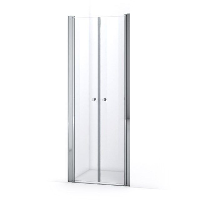 Maxaro Douchedeur Zircon Comfort 80cm Pendeldeur Helder Chroom