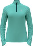 Odlo Dames Essential Ceramiwarm Half Zip Longsleeve Blauw XL
