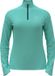 Odlo Dames Essential Ceramiwarm Half Zip Longsleeve Blauw XL
