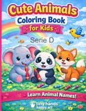 Cute Animals Coloring Book for Kids