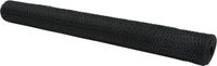 vidaXL Hexagon Hek 1,4 x 50 m PVC Grijs
