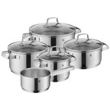 WMF Belmonte Pannenset, 5-delig, Roestvrijstaal