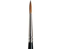 Winsor & Newton Series 7 Round Brush, Black, Wood, Acrylic Paint, 1 Piece