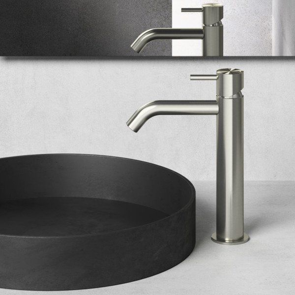 hotbath Archie wastafelmengkraan medium zonder waste RVS AR003MIX