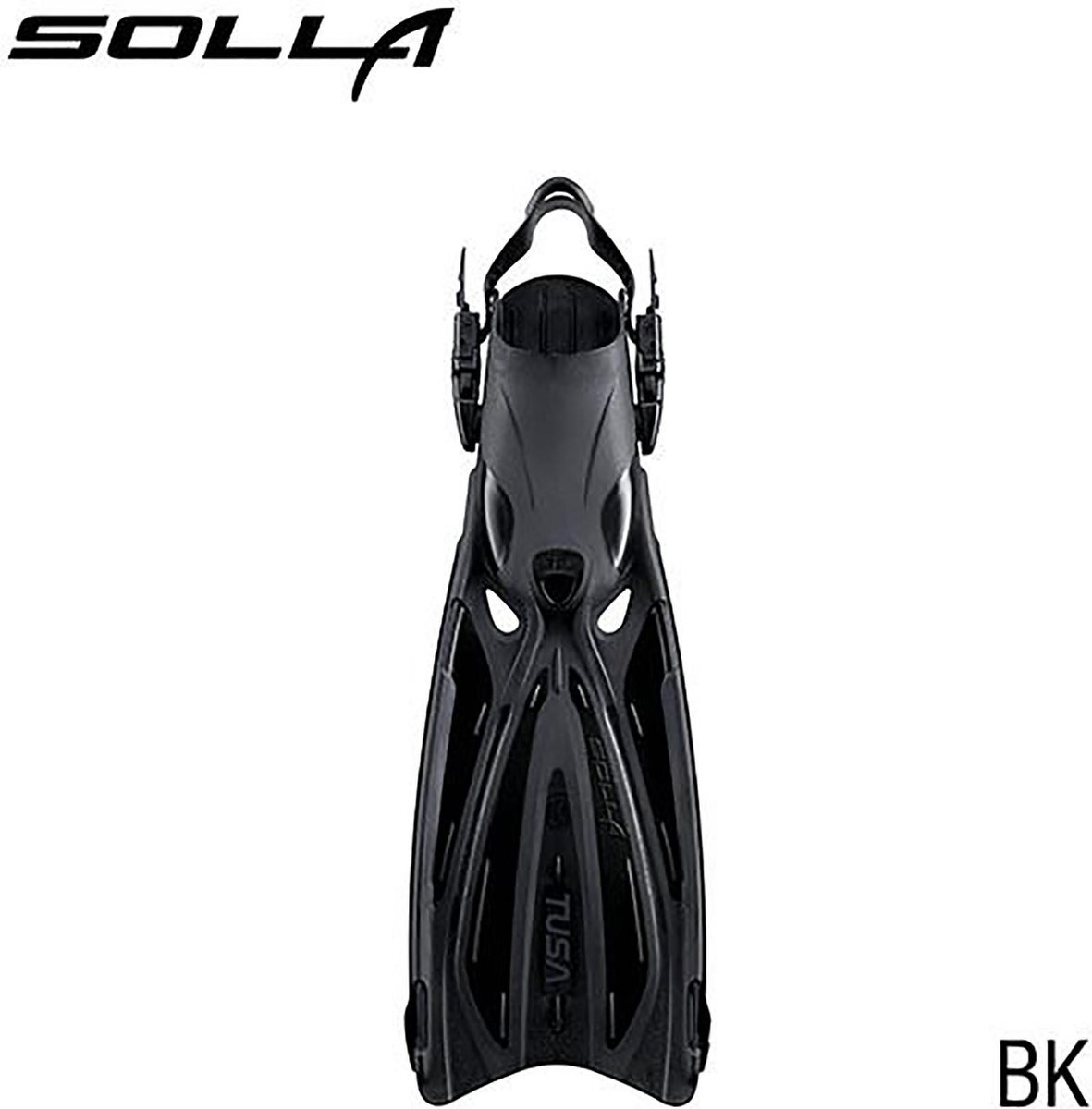 Tusa duikvinnen zwemvinnen zwemvliezen Solla vinnen SF-22 - Zwart - S (38-40)