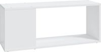 vidaXL Tv-meubel 80x24x32 cm bewerkt hout wit