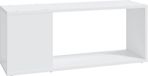 vidaXL Tv-meubel 80x24x32 cm bewerkt hout wit