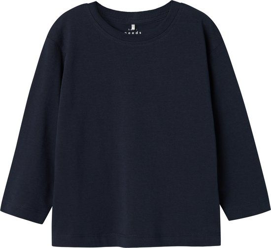 NAME IT - NMMVOBBO LS NREG TOP NOOS - Jongens - Lange mouwen shirts - Maat 86 - Katoen - Dark Sapphire