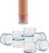 Sans marque Capuchons de protection en silicone pour pieds de chaise et de meuble - 16 pièces - Transparent