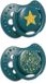 Lovi Stardust sucette 2 pièces set - vert - 3-6 mois