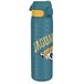 Ion8 Stalen Waterfles, 600 ml/20 oz, Lekvrij, Makkelijk te Openen, Veilige Vergrendeling, Vaatwasserbestendig, Hygiënische Flipcover, Draaggreep, Duurzaam, Reliëfprint, NFL Design