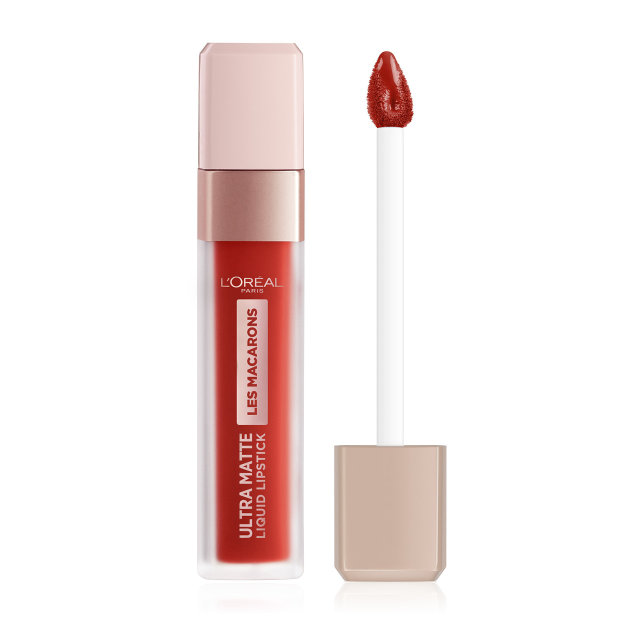 L'Oréal Make-Up Designer Les Macarons Lipstick - 832 Strawberry Sauvage - Roze - Langhoudende Ultra Matte Lippenstift - 6,7 ml