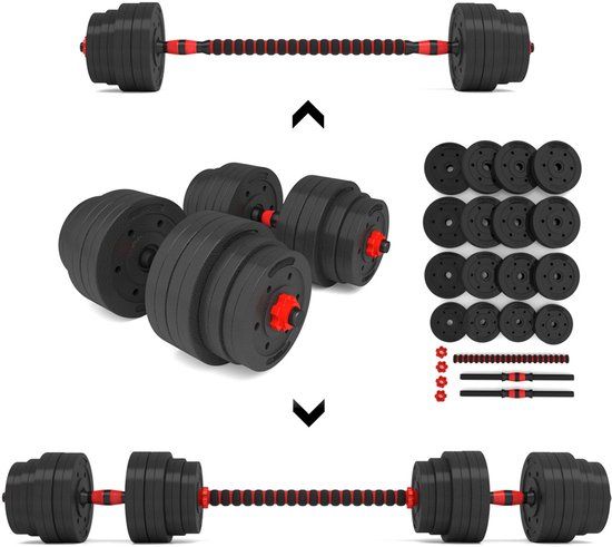 HMS Verstelbare Halter en Dumbbell Set - 40 kg