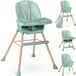 Nukido Chaise haute Tilo vert