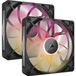 Corsair iCUE LINK RX140 MAX RGB 14 cm Zwart 2 stuk(s)