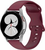 By Qubix Qubix Solid Color Sportband Bordeaux Geschikt voor Xiaomi Mi Watch / Watch 2 / Watch S1 / S2 / S3 / S4 (47mm)
