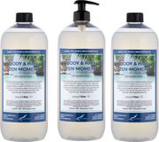 Claudius Cosmetics B.V. Body & Hair Zen Moment 1 liter - set van 3 stuks - met gratis pomp - 2 in 1 voor lichaam en haar.