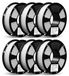 PLA-filament, 1,75 mm, blanc, 6 bobines de 1 kg chacune, pour imprimantes 3D